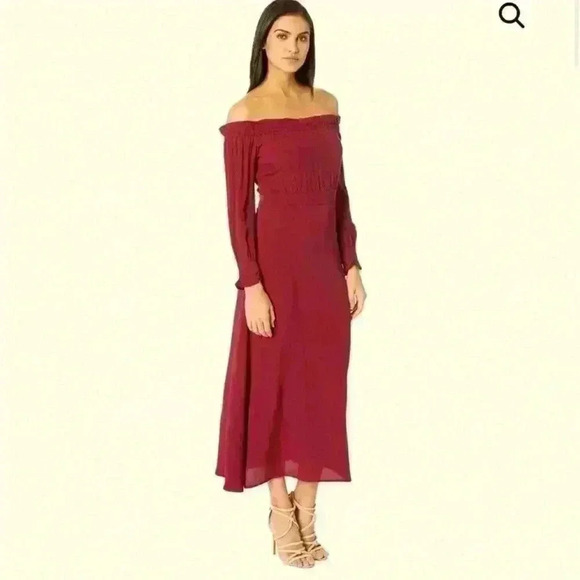ZAPPOS FLYNN SKYE Violet Midi Dress in “Very Berry”, XS - Picture 2 of 6